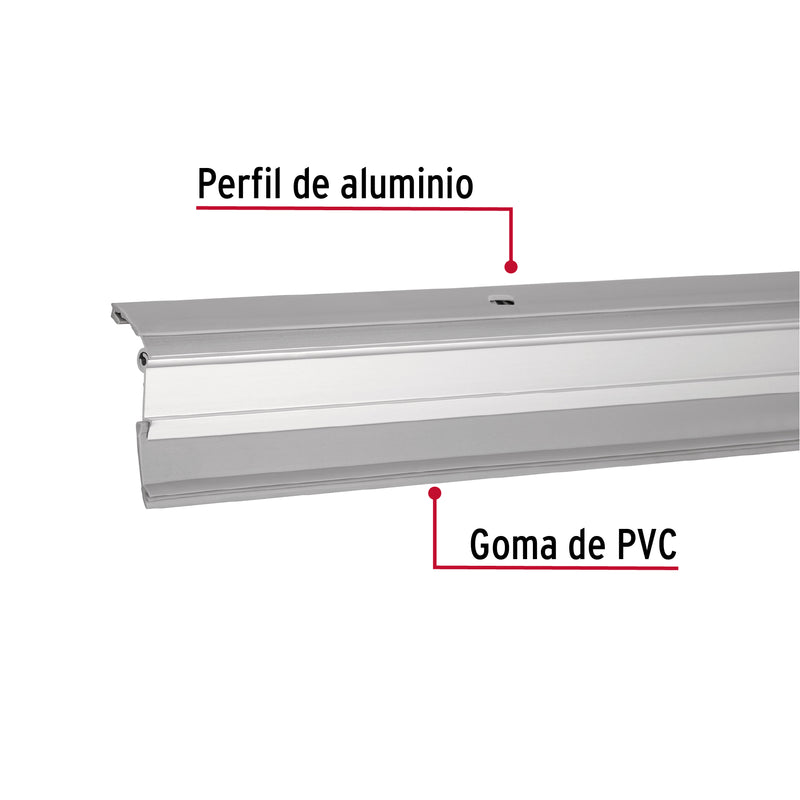 Guardapolvo automático 90 cm aluminio