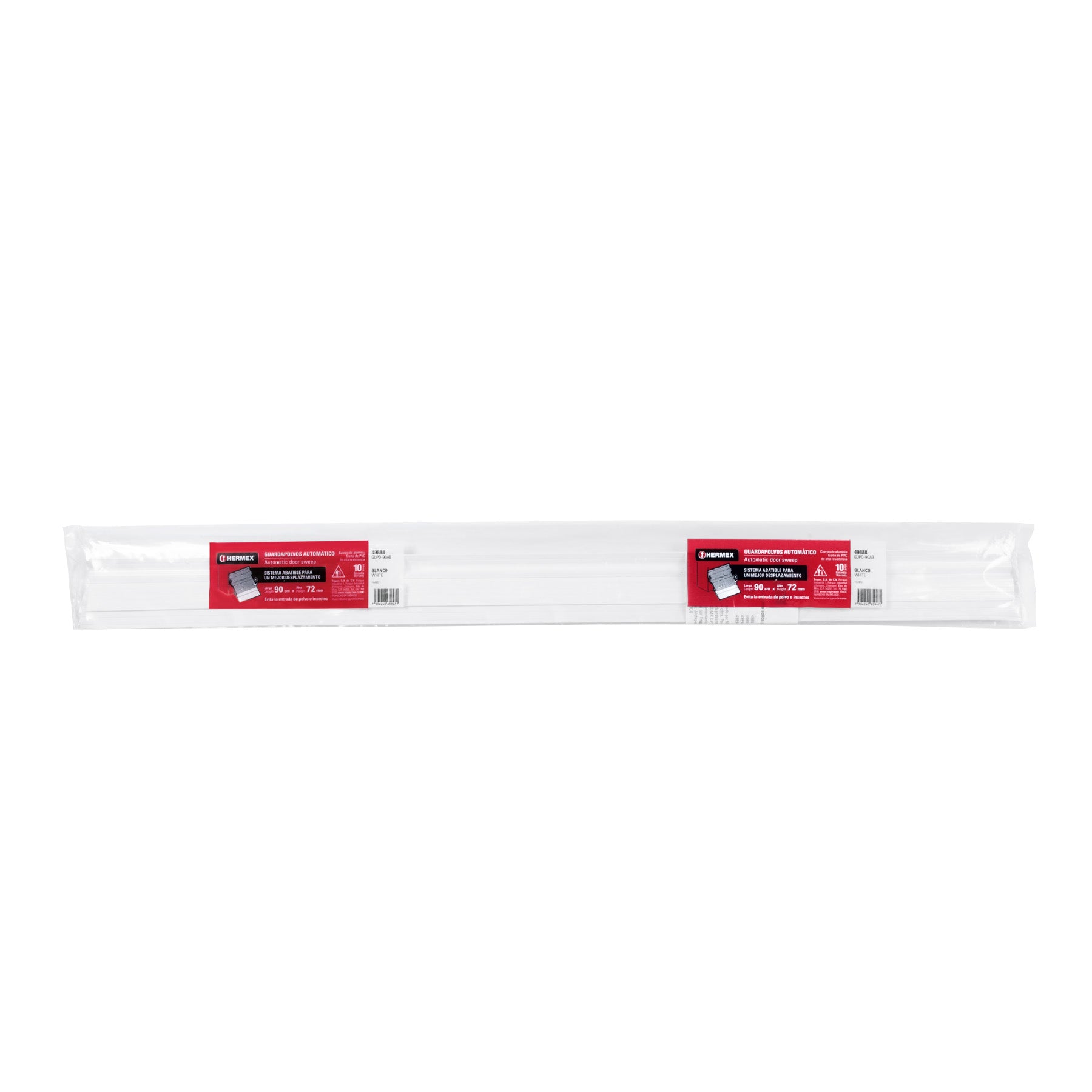Guardapolvo automático 90 cm blanco
