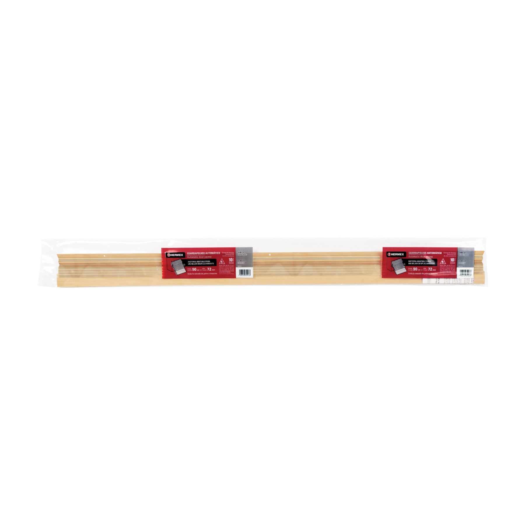 Guardapolvo automático 90 cm dorado