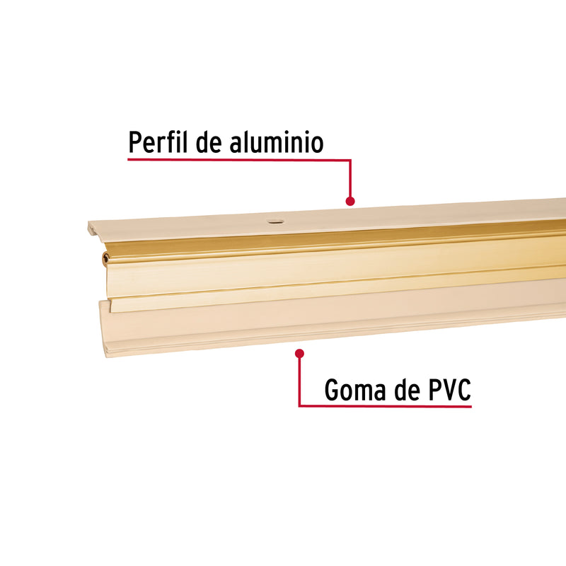 Guardapolvo automático 90 cm dorado