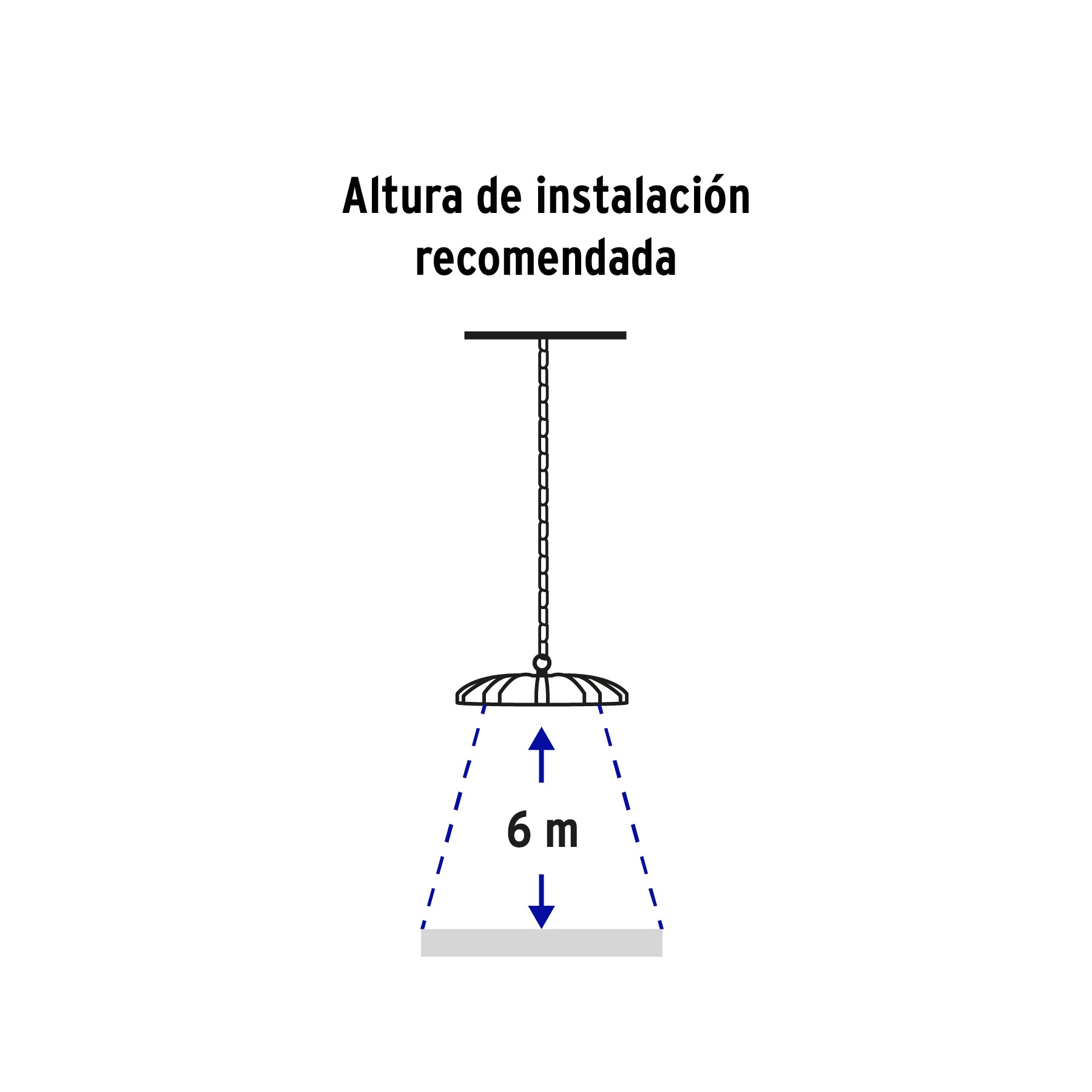 Luminario de LED 100 W High Bay, Volteck