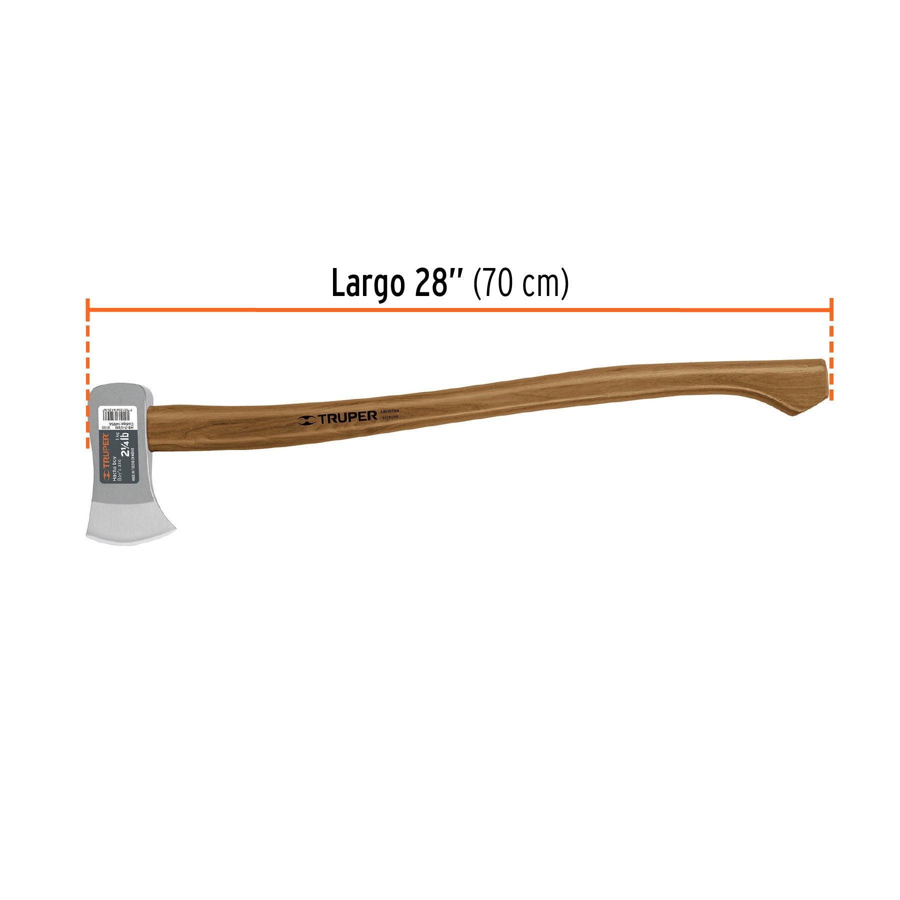 Hacha boy, 2-1/4 lb, mango hickory