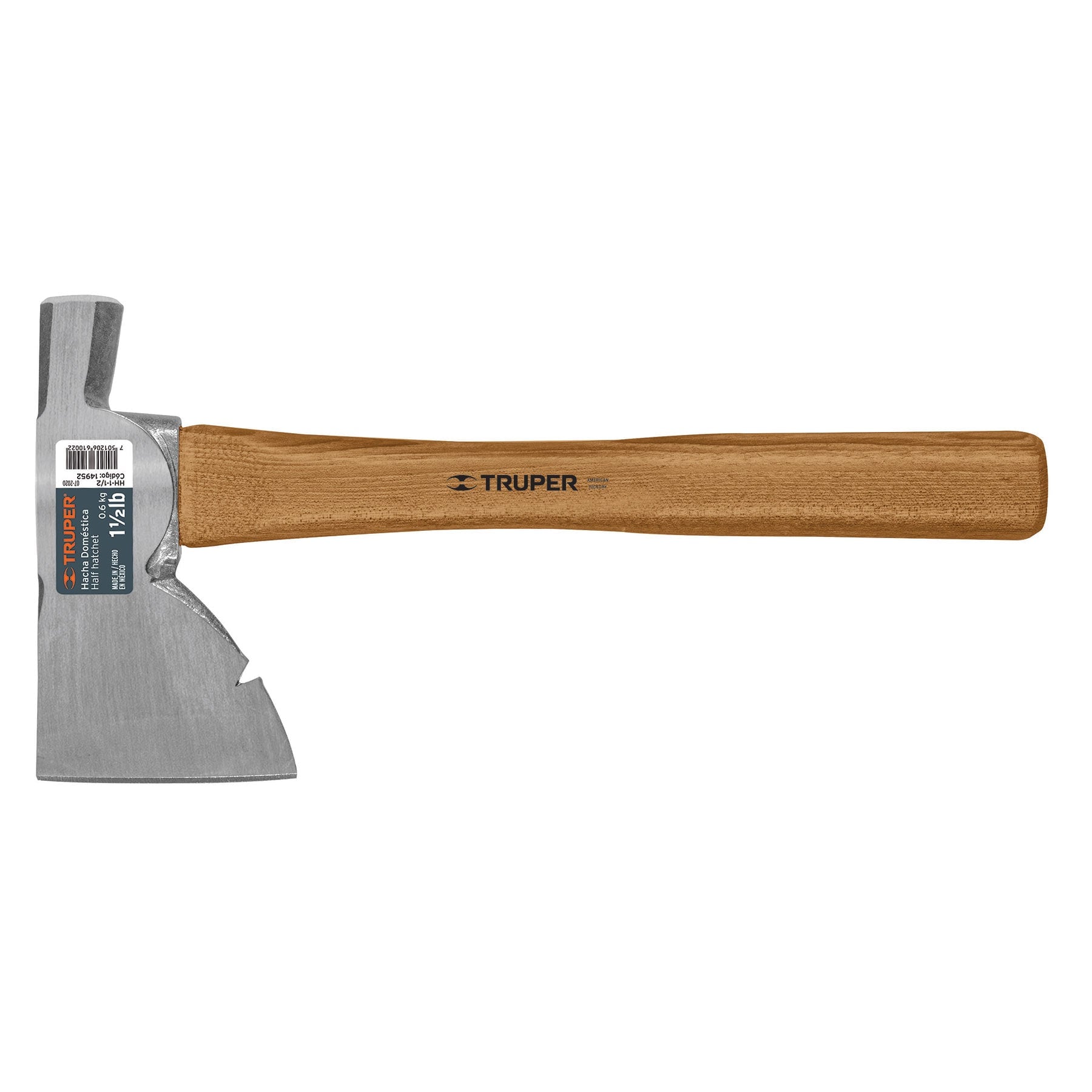 Hacha Doméstica, 1-1/2 lb, mango Hickory 14"
