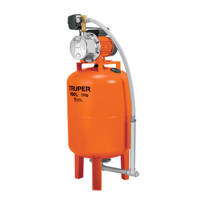 Bomba hidroneumática 1 HP, 100 litros