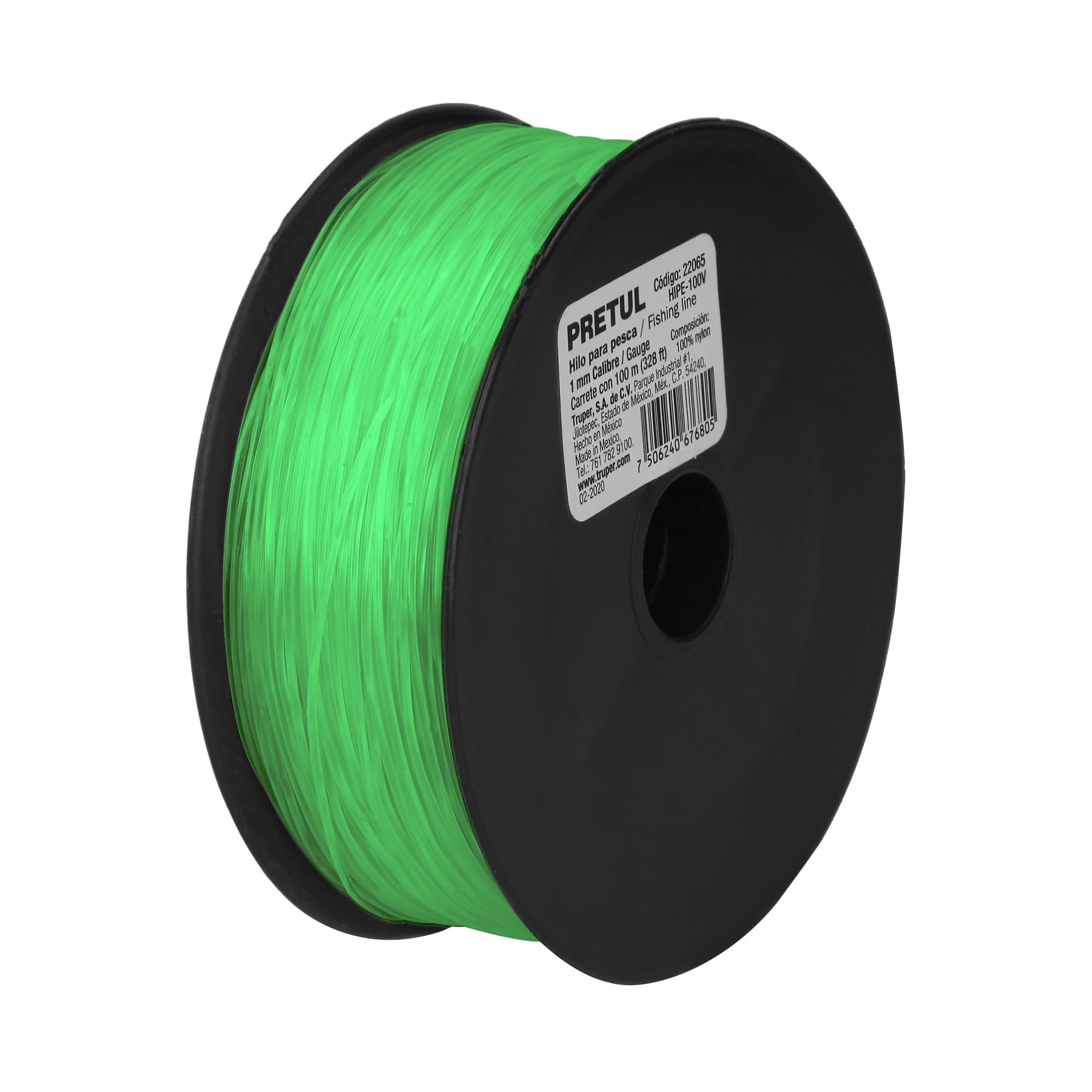 Hilo de nylon para pesca, 1.00 mm,verde