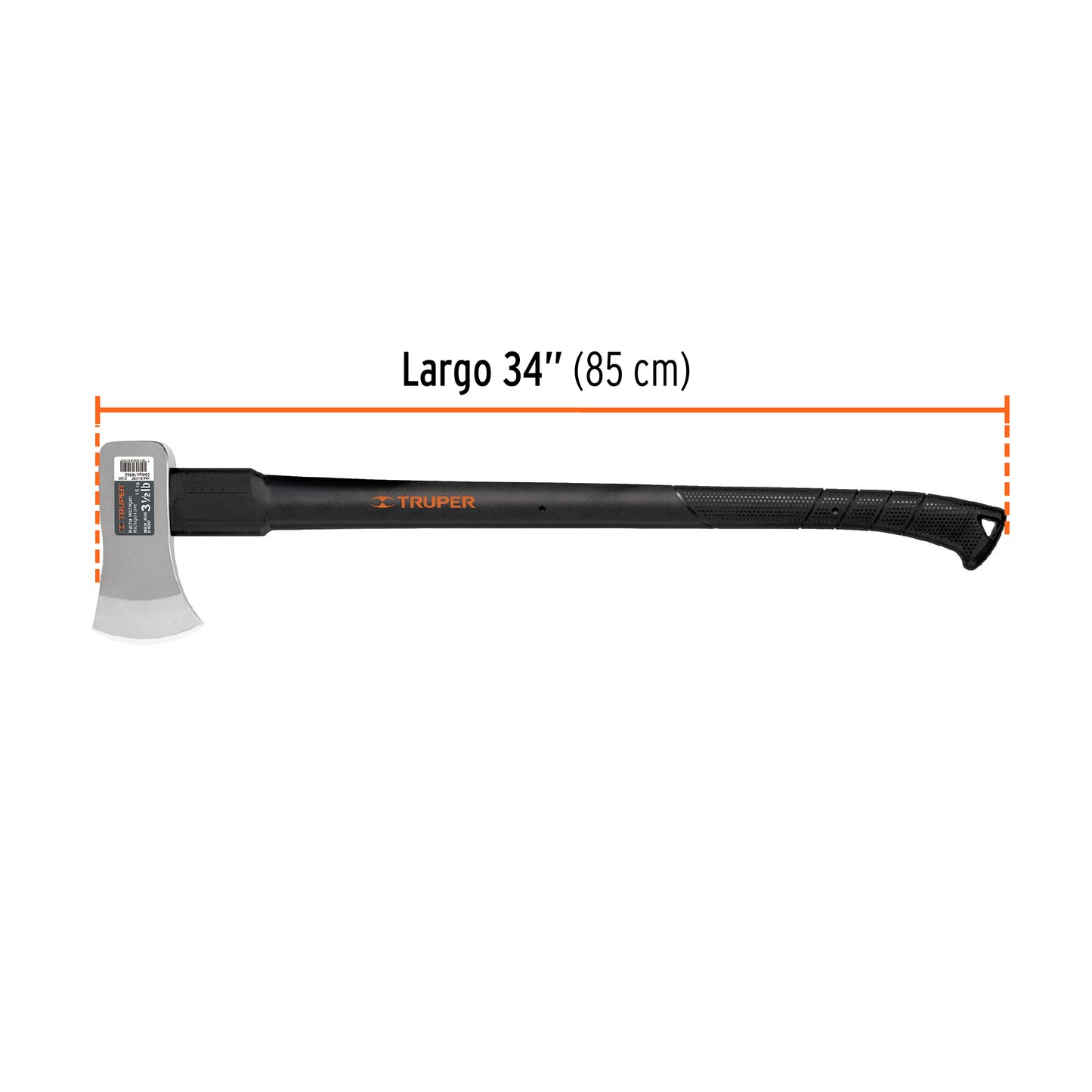 Hacha michigan, 3-1/2 lb, mango fibra de vidrio