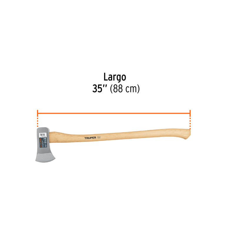 Hacha michigan, 3-1/2 lb, mango hickory