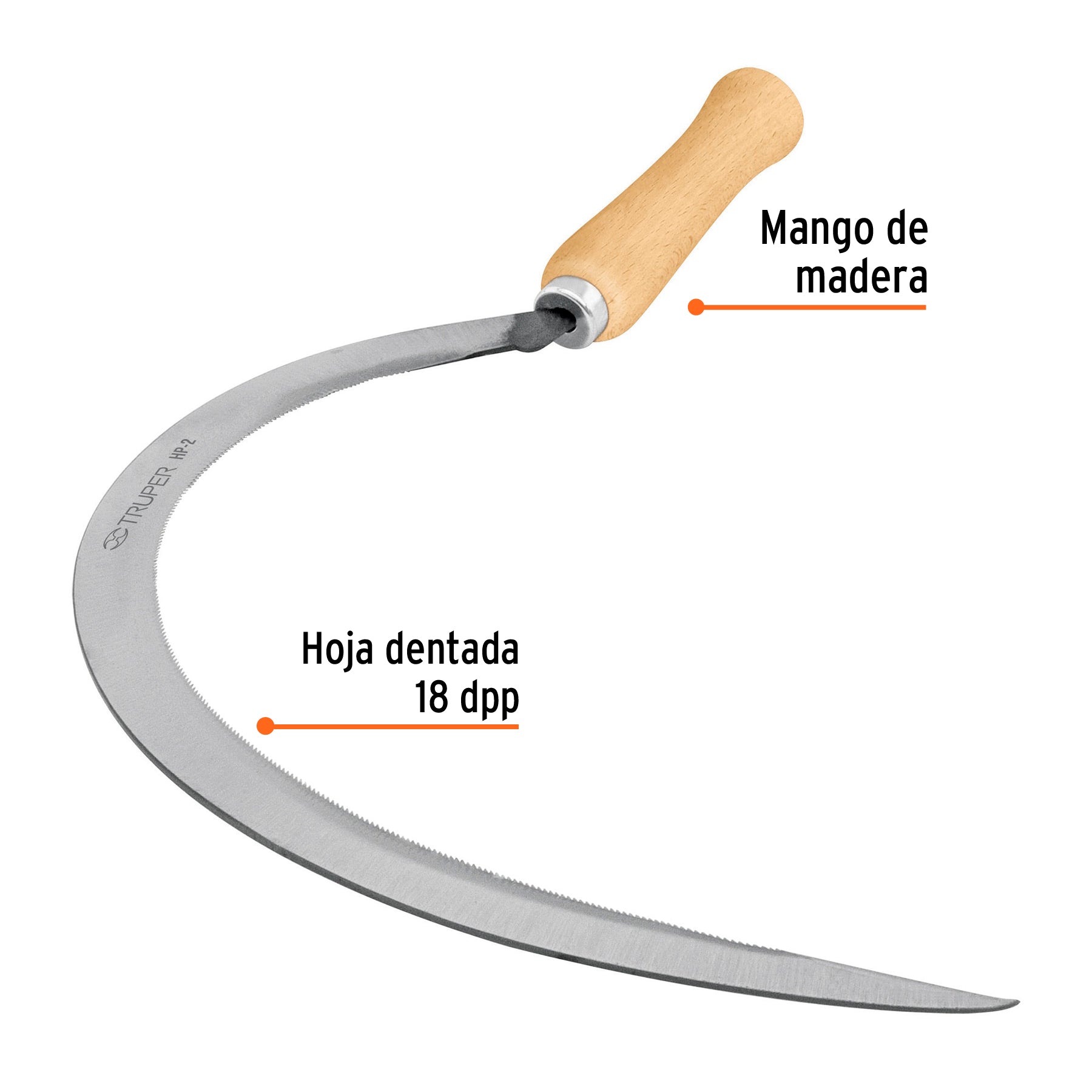 Hoz dentada # 2, 20"