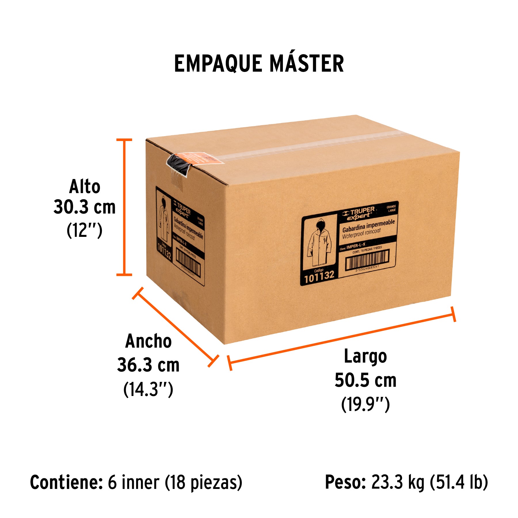 Gabardina impermeable, PVC/poliéster/PVC, 0.35 mm G, Expert