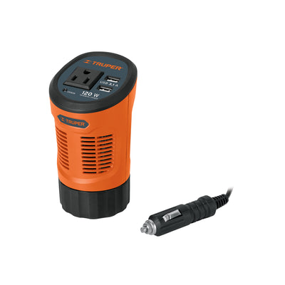Inversor de corriente 120 W, tipo vaso