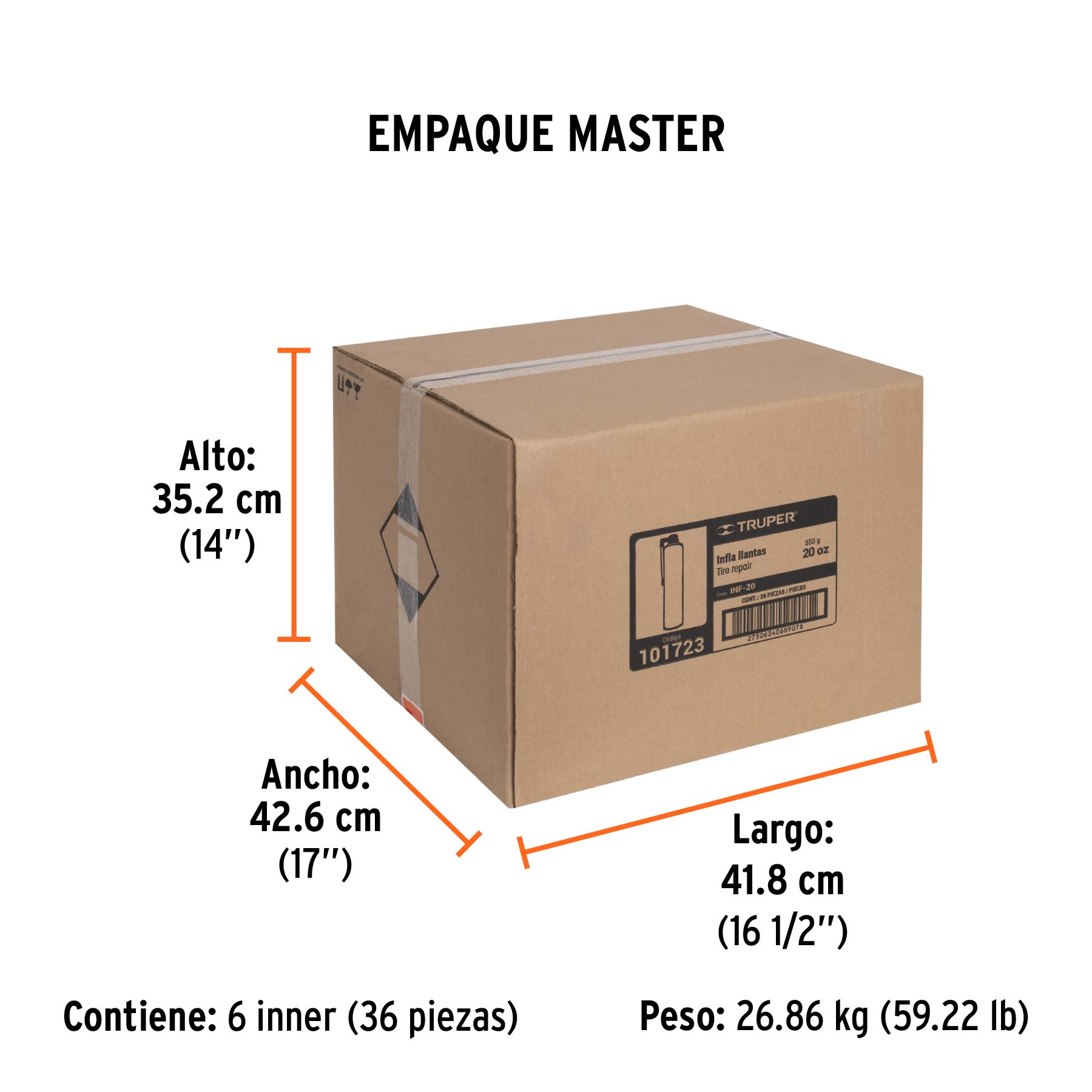 Inflallantas 600 ml