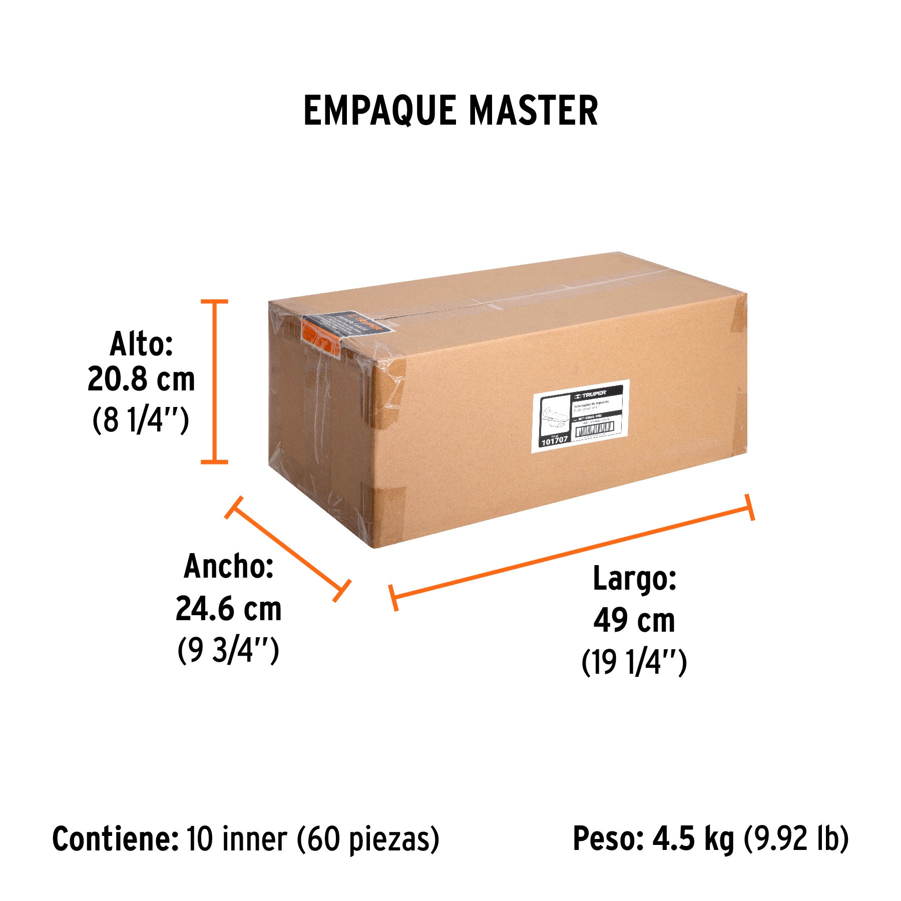 Interruptor de repuesto para ESMA-9N3, Truper