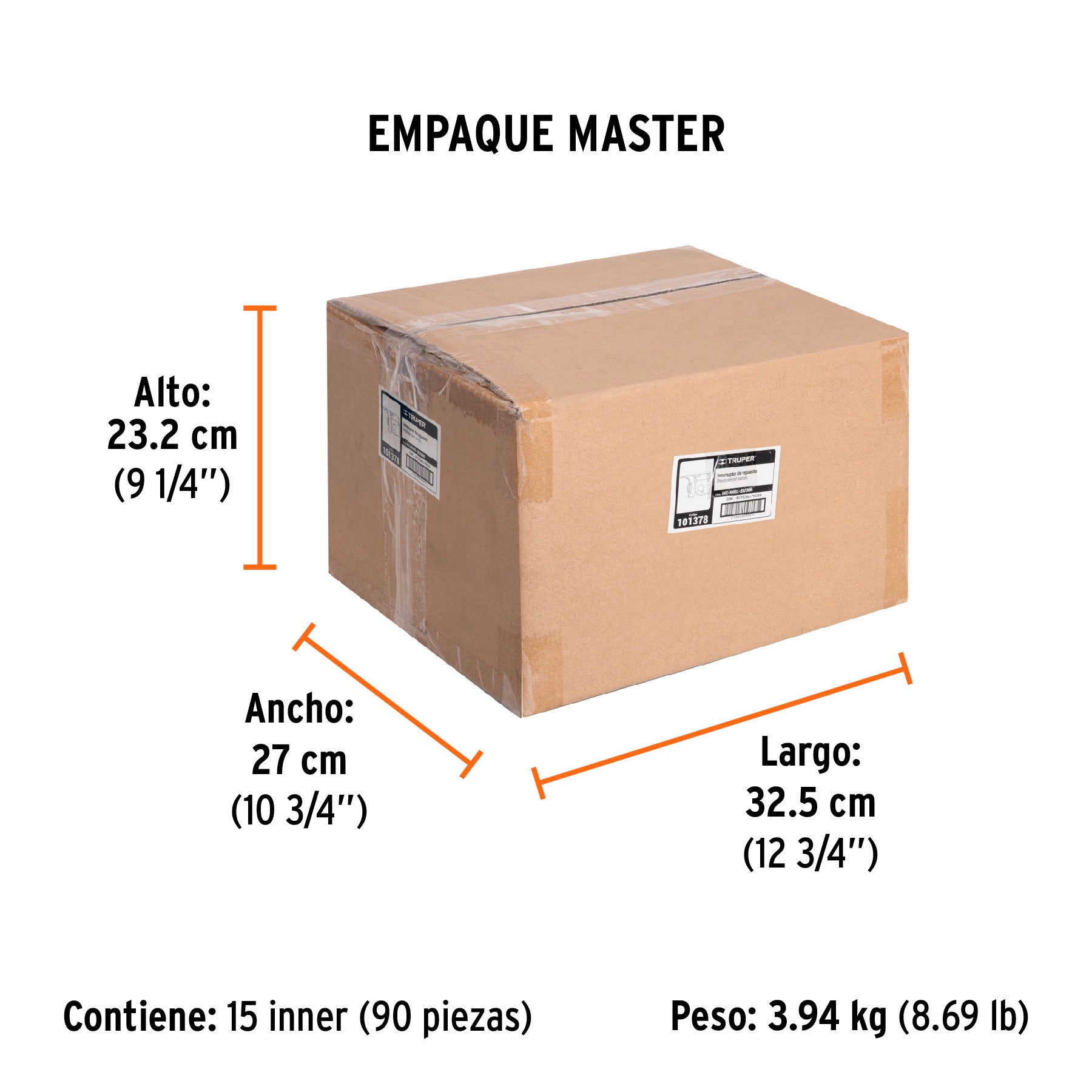 Interruptor de repuesto para ROEL-20/30N, Truper