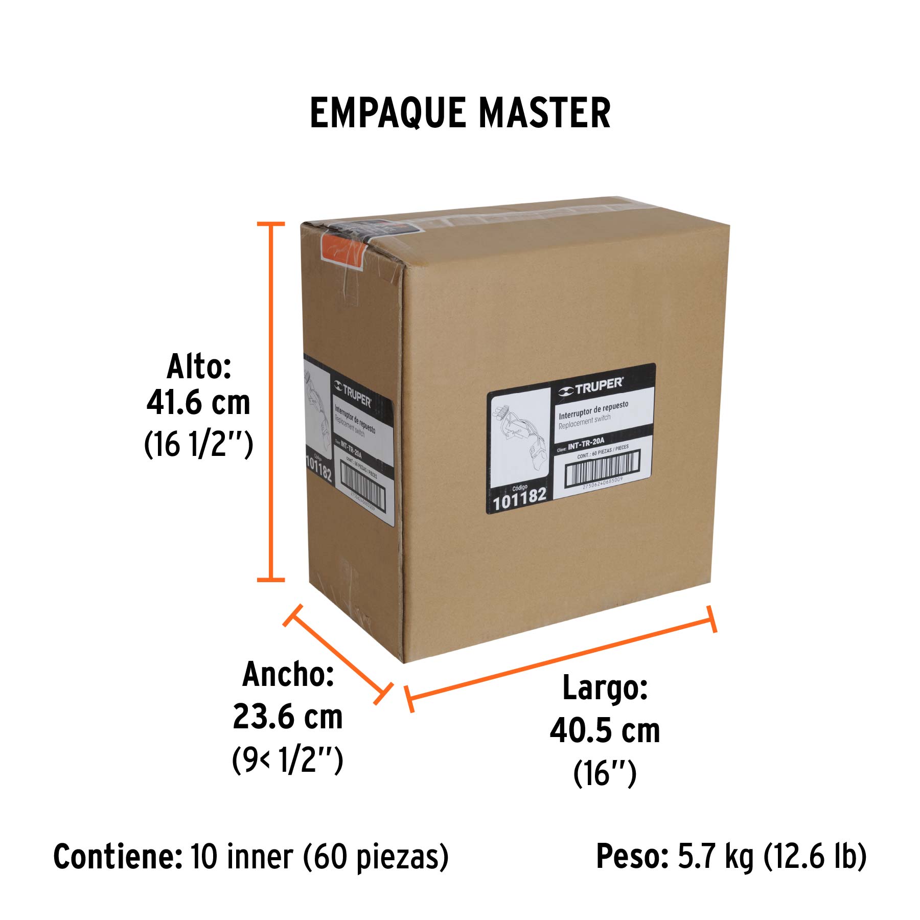 Interruptor de repuesto para ROTI-20A y TALI-20A