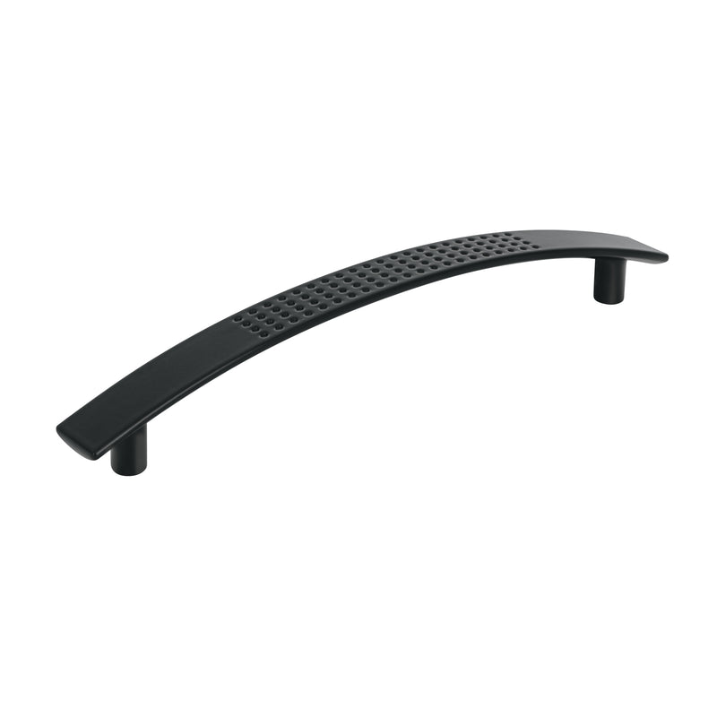 Jaladera de 128mm estilo 'Contempo' acabado negro, Hermex