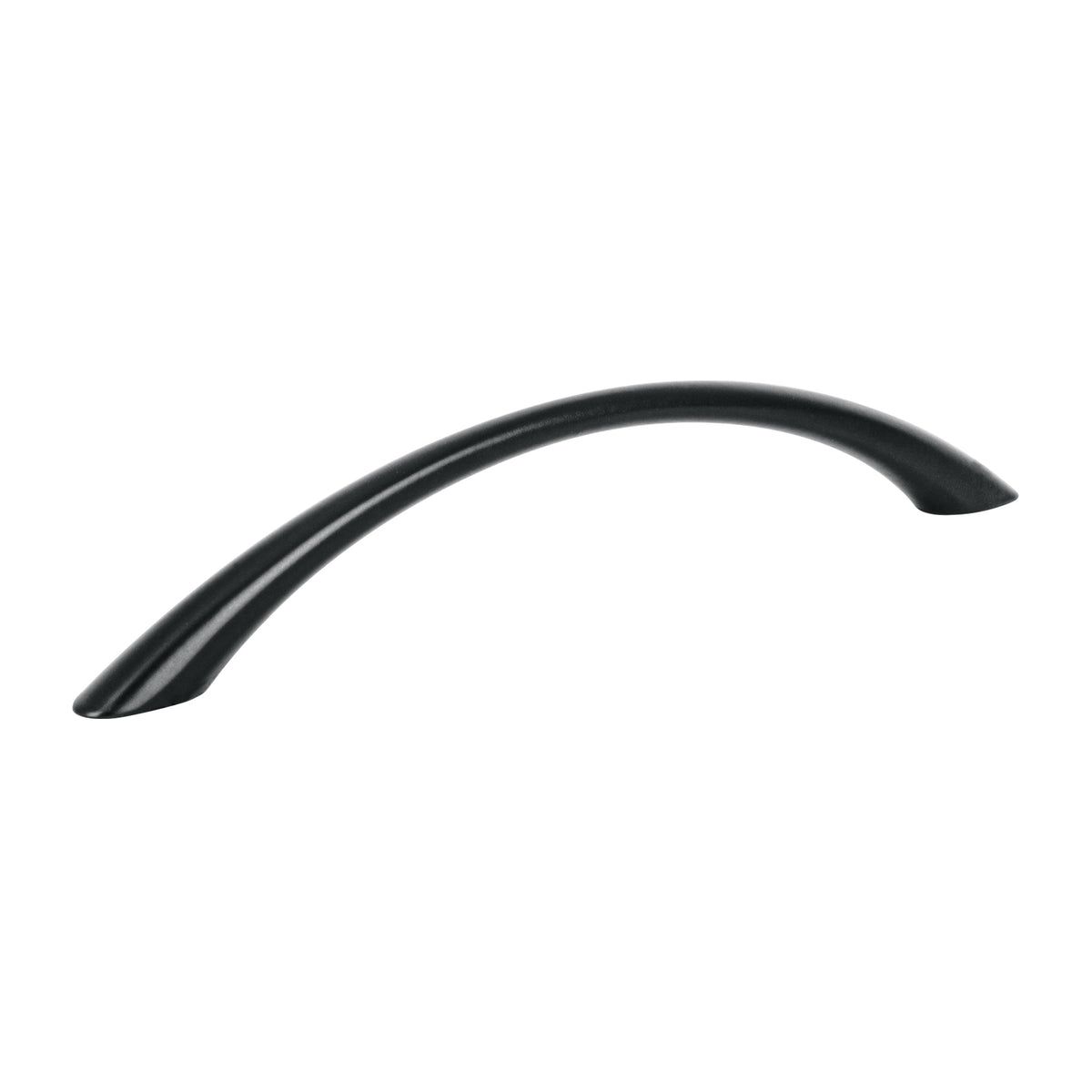 Jaladera de 128mm estilo 'Arco' acabado negro, Hermex