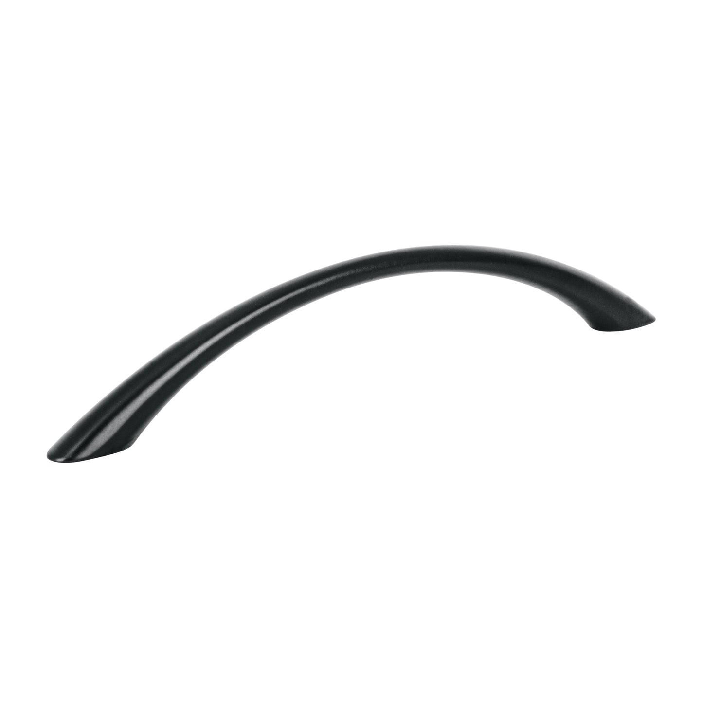 Jaladera de 128mm estilo 'Arco' acabado negro, Hermex