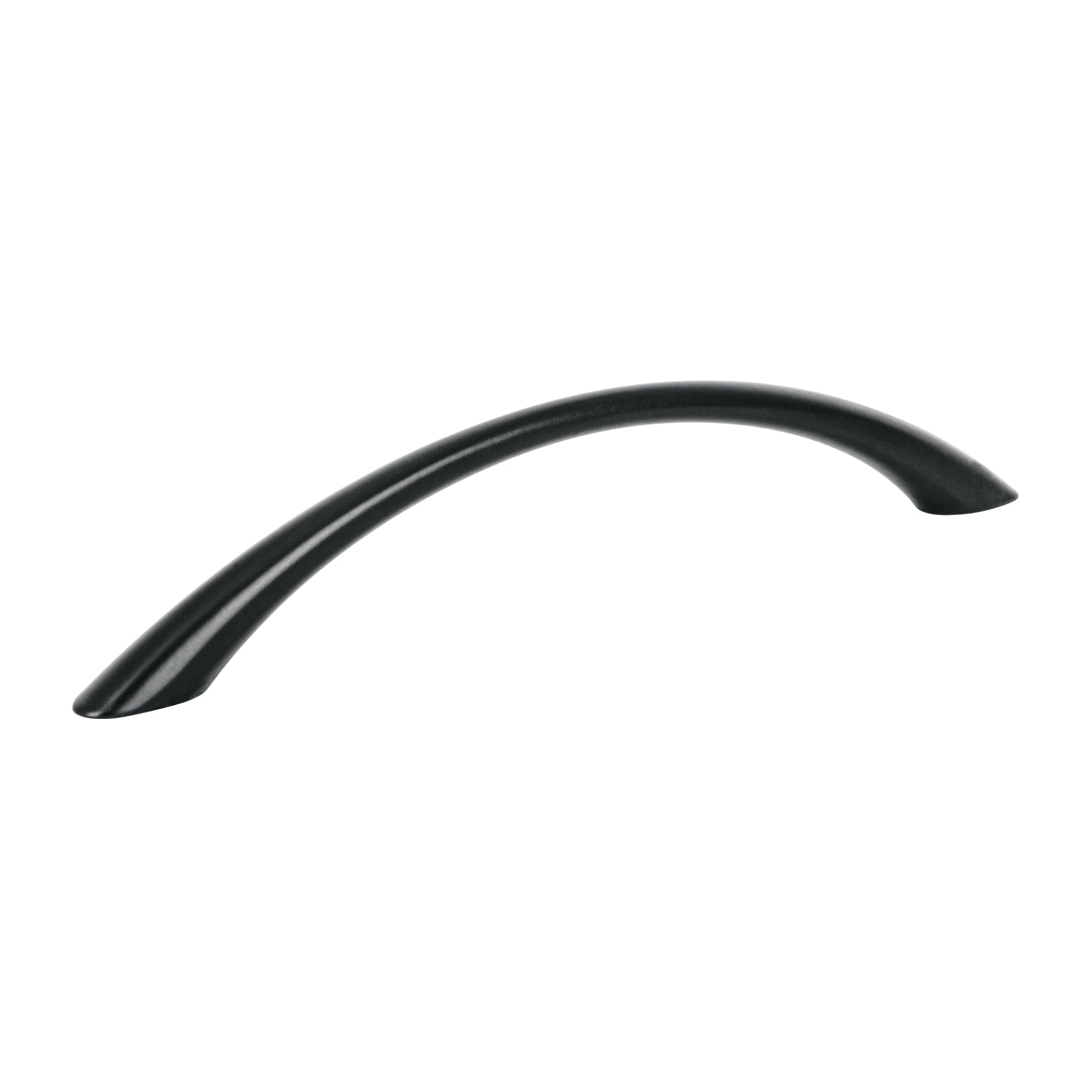 Jaladera de 128mm estilo 'Arco' acabado negro, Hermex