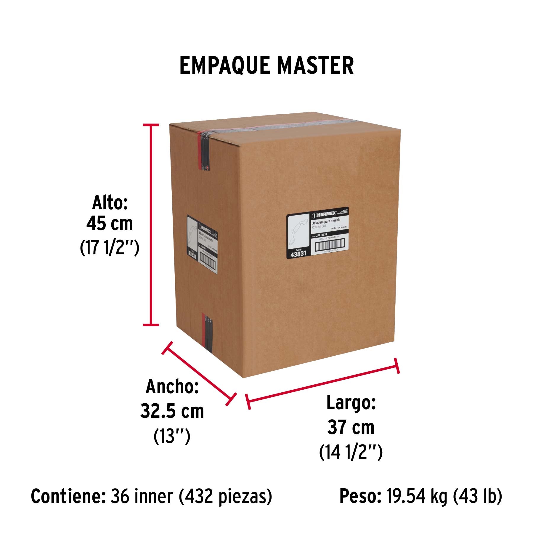 Jaladera de latón antiguo, con inserto de zinc