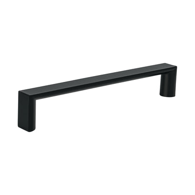 Jaladera de 128mm estilo 'Andamio' acabado negro, Hermex