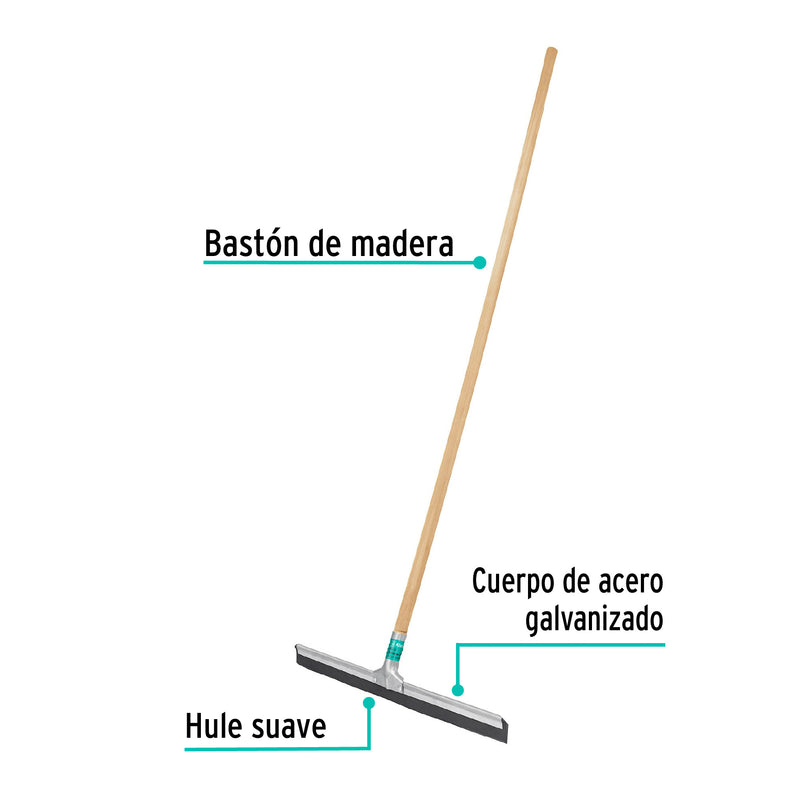 Jalador de plástico con base de aluminio, 50 cm