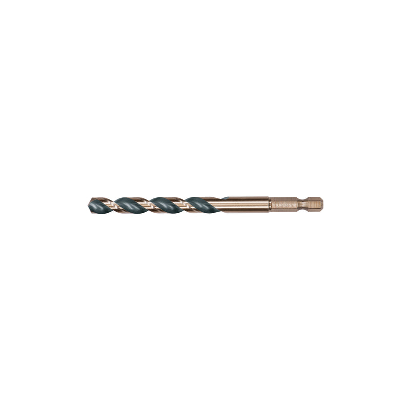 Juego de 13 brocas HSS p/metal zanco cambio rápido, Expert