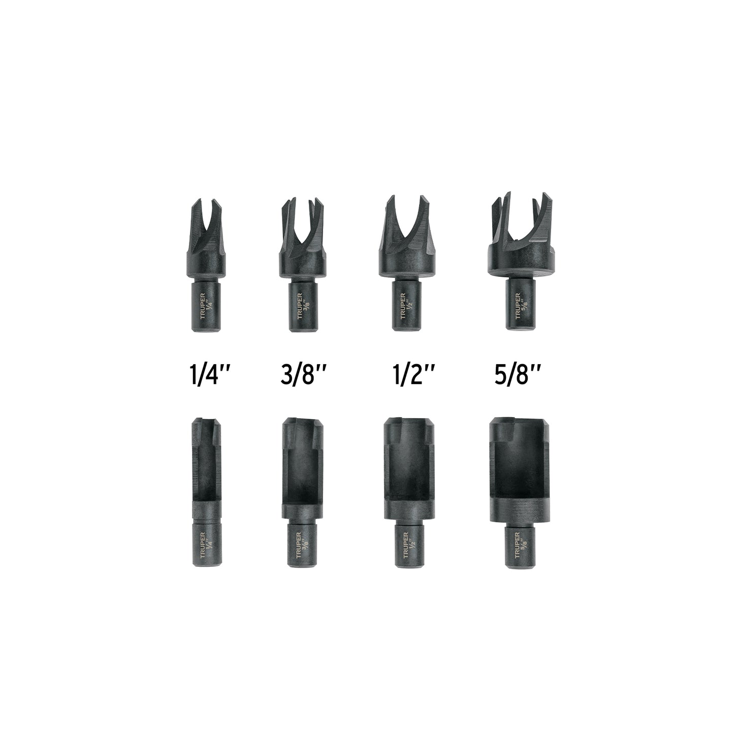 Juego de 8 brocas clavacote para madera, Truper