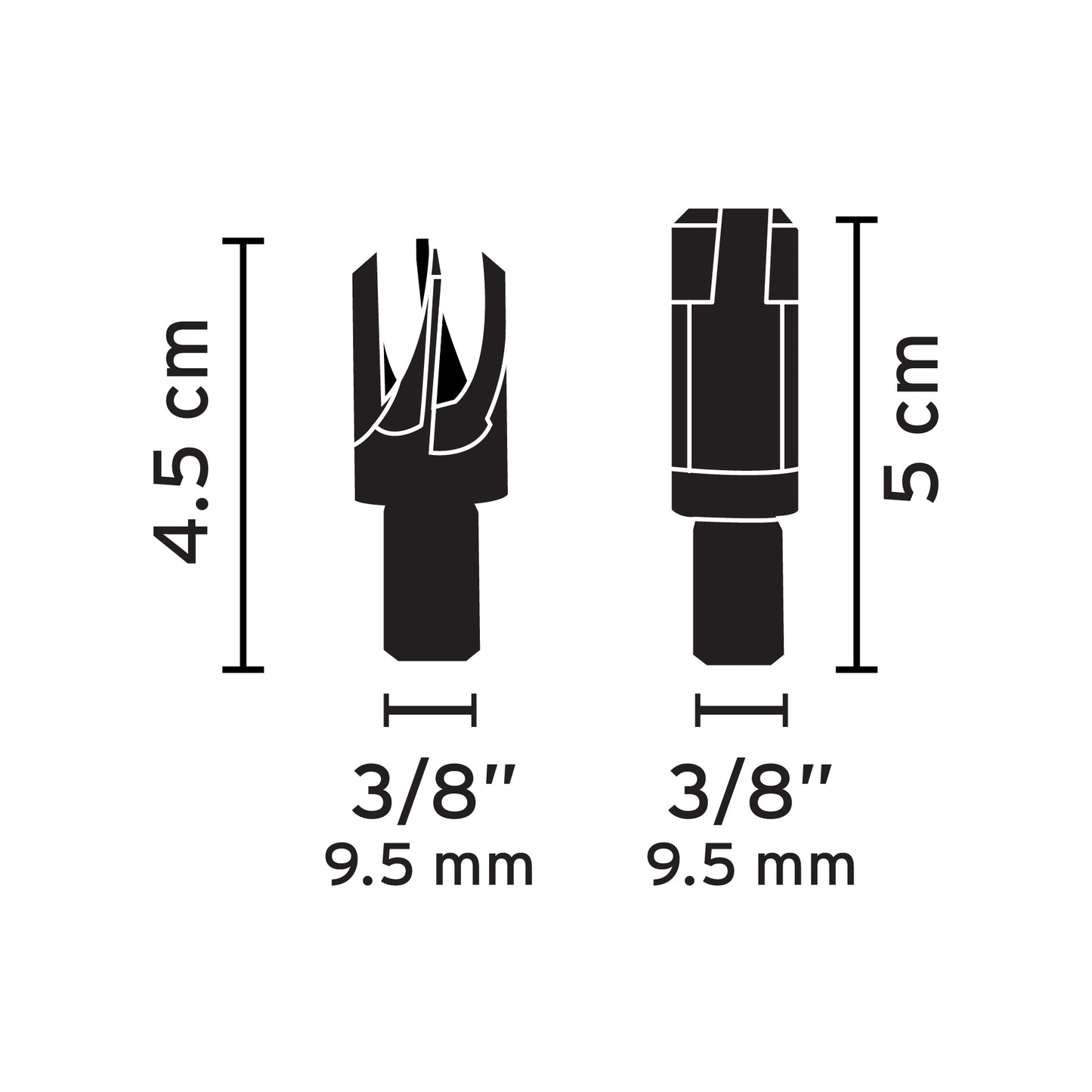 Juego de 8 brocas clavacote para madera, Truper