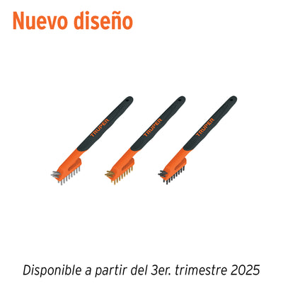 Juego de 3 mini cepillo de alambre