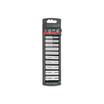 Juego de 10 dados largos, cuadro 1/4", standard