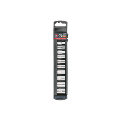 Juego de dados cuadro 1/4", 10 piezas