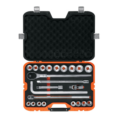 Juego de autoclé, cuadro 3/4", 23 piezas, Standard
