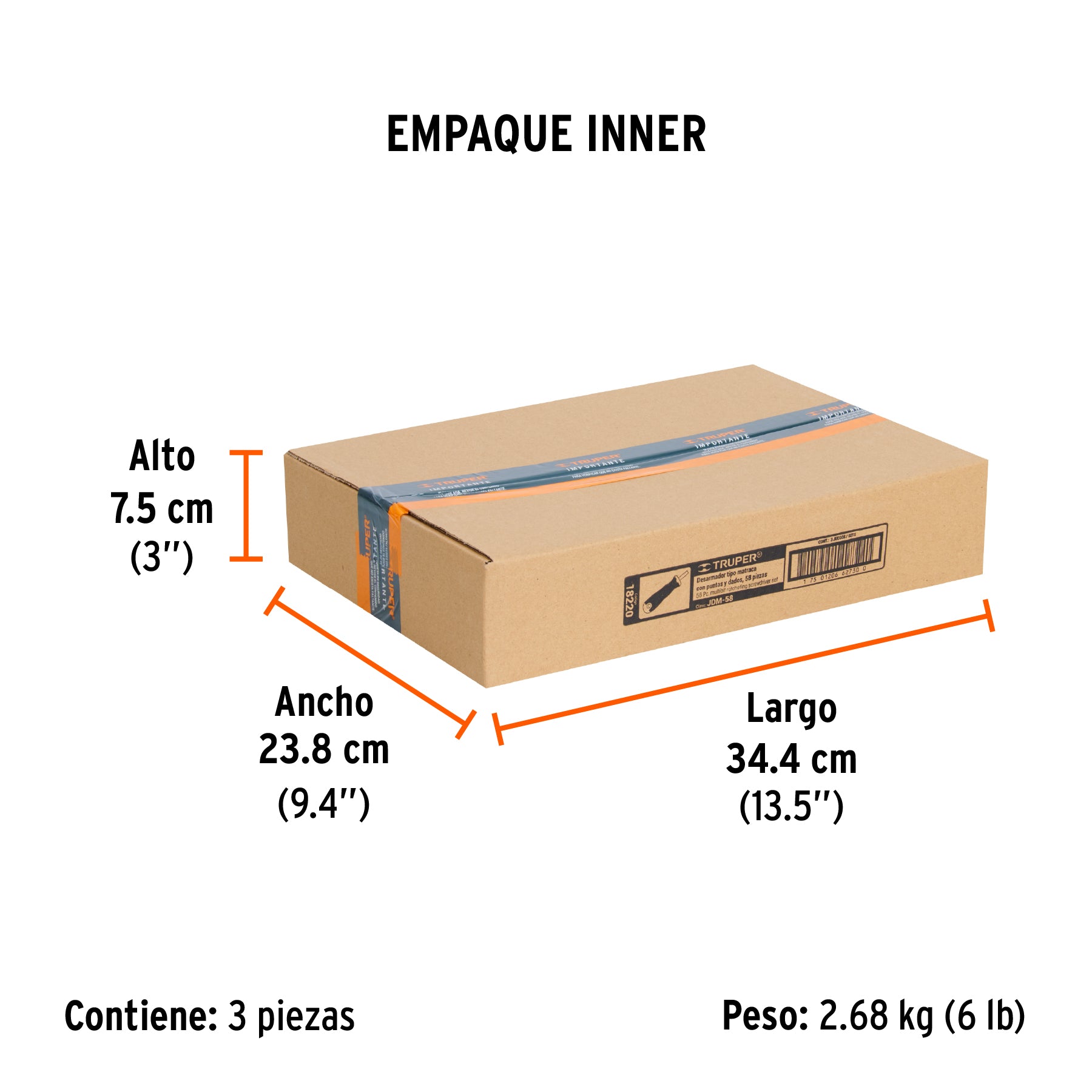 Juego de desarmador tipo matraca, 56 piezas