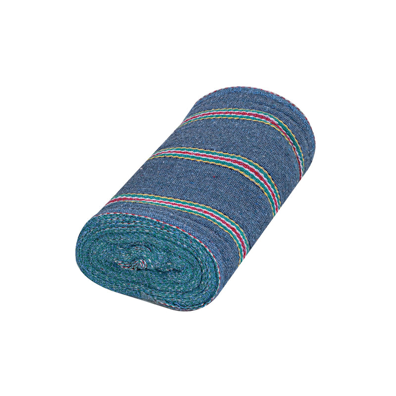 Jerga sarga ligera en rollo, 25m x 47cm, azul