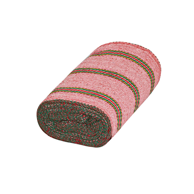 Jerga sarga ligera en rollo, 25m x 47cm, roja