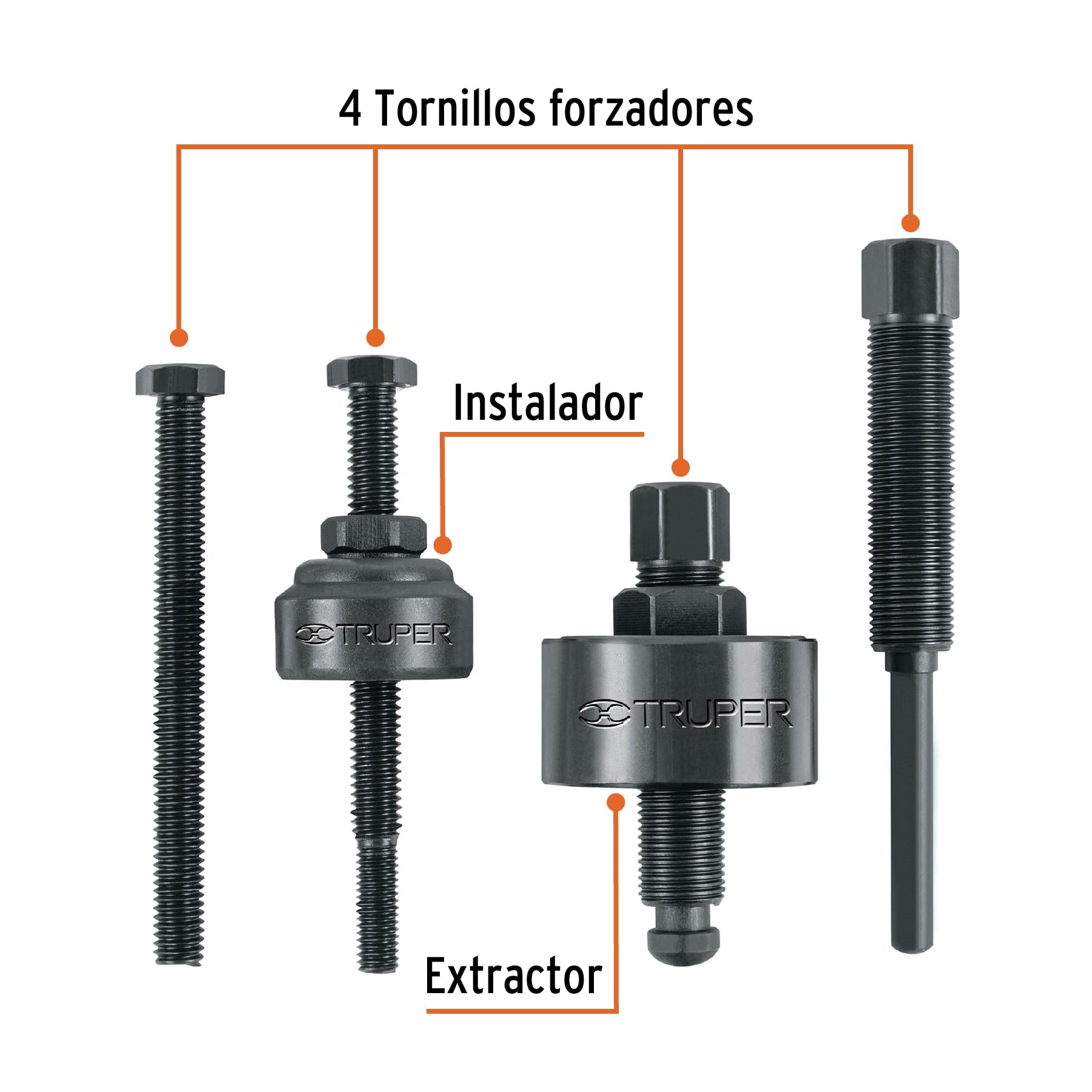 Extractor para bombas de dirección, blister 6 piezas