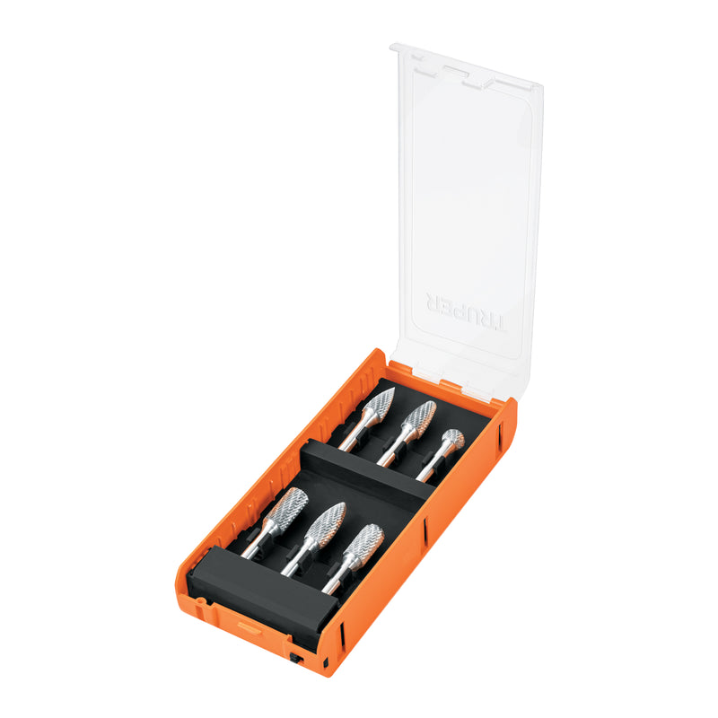 Juego de 6 Limas rotativas, TRUPER