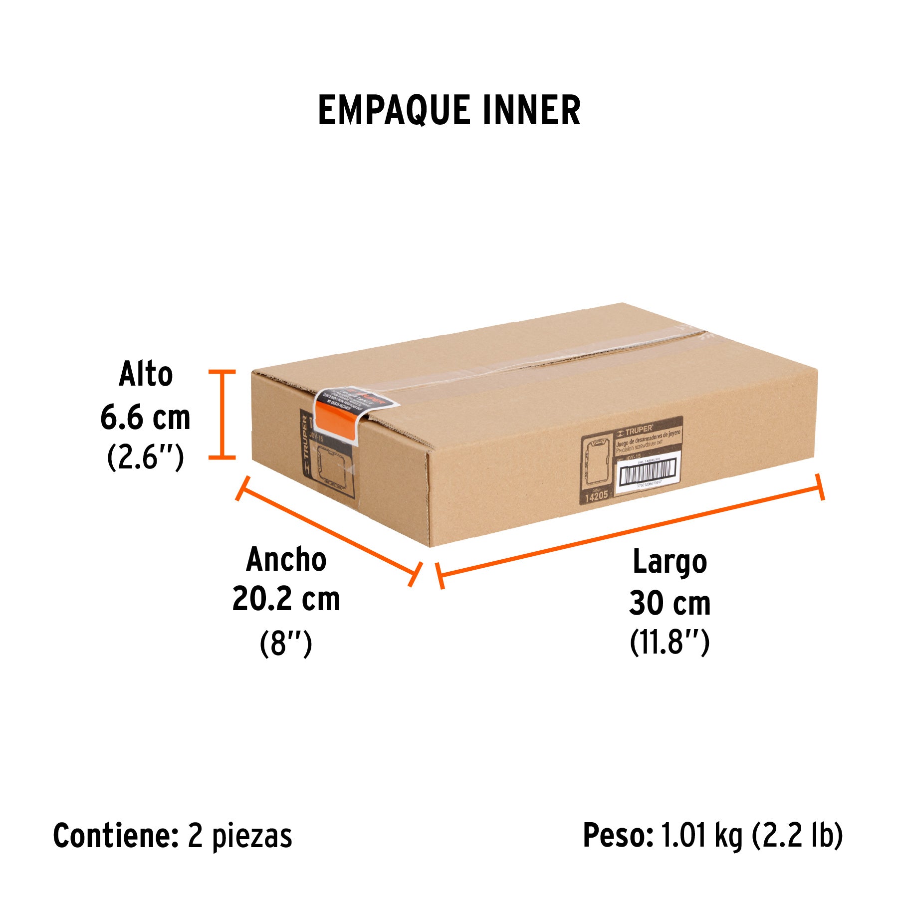 Juego con desarmadores de precisión, 15 piezas