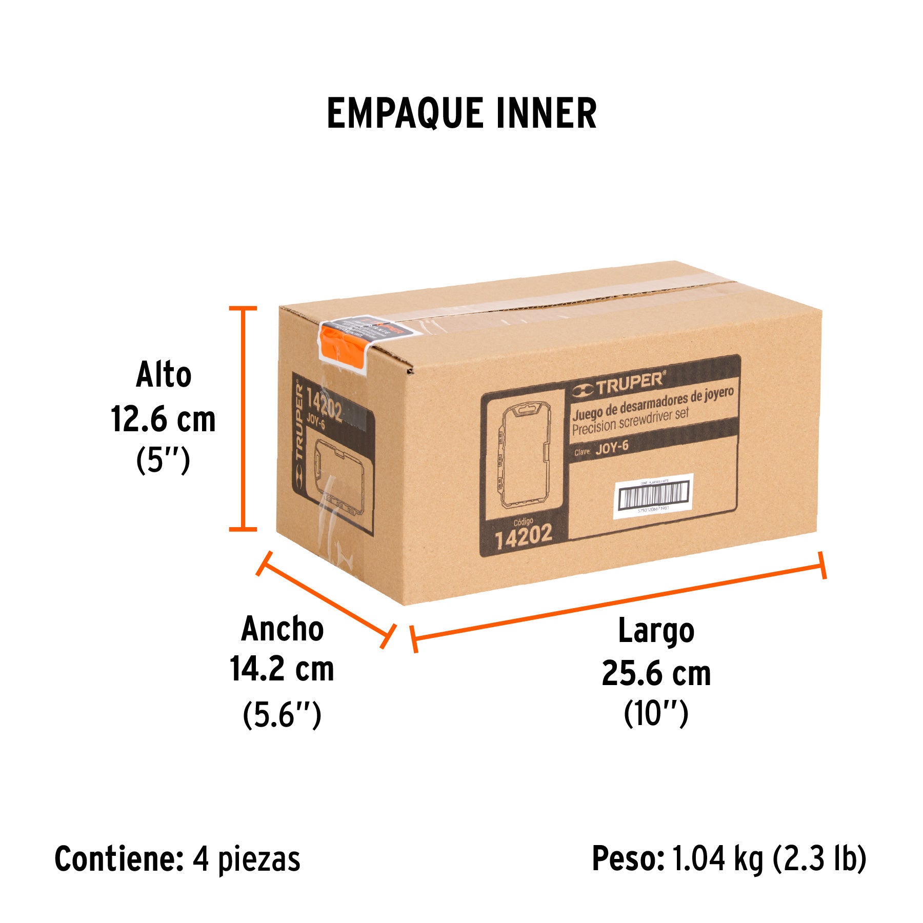 Juego con desarmadores de precisión, 6 piezas