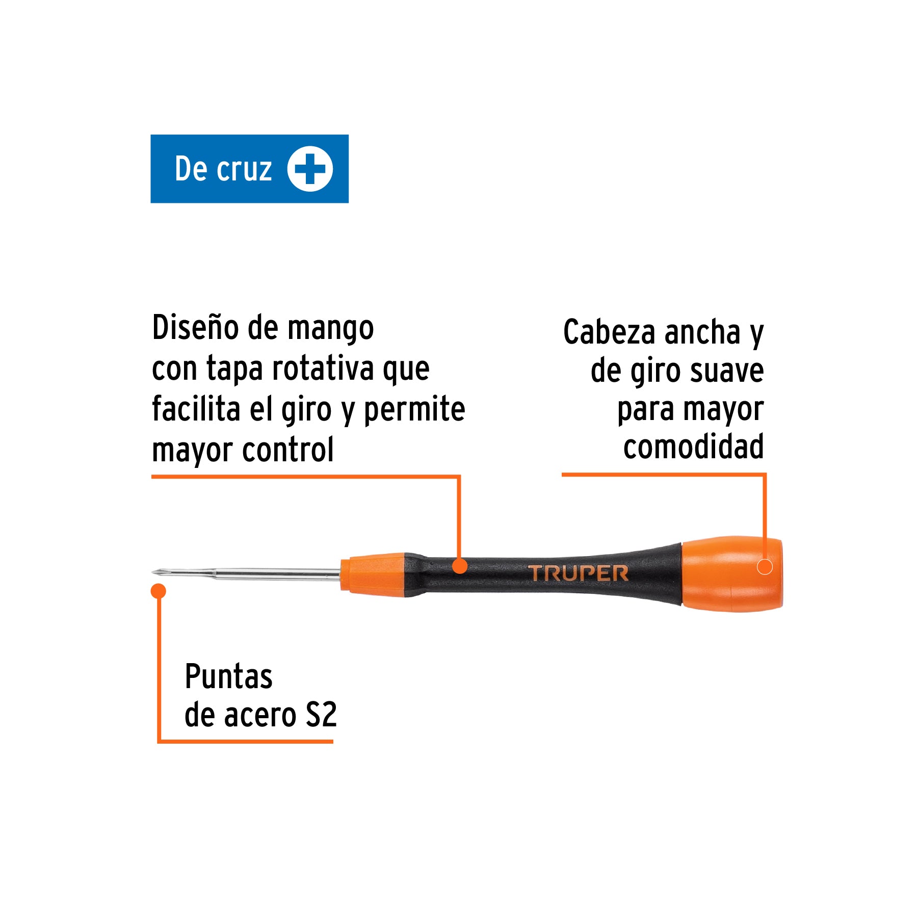 Desarmador de precisión de cruz PH000
