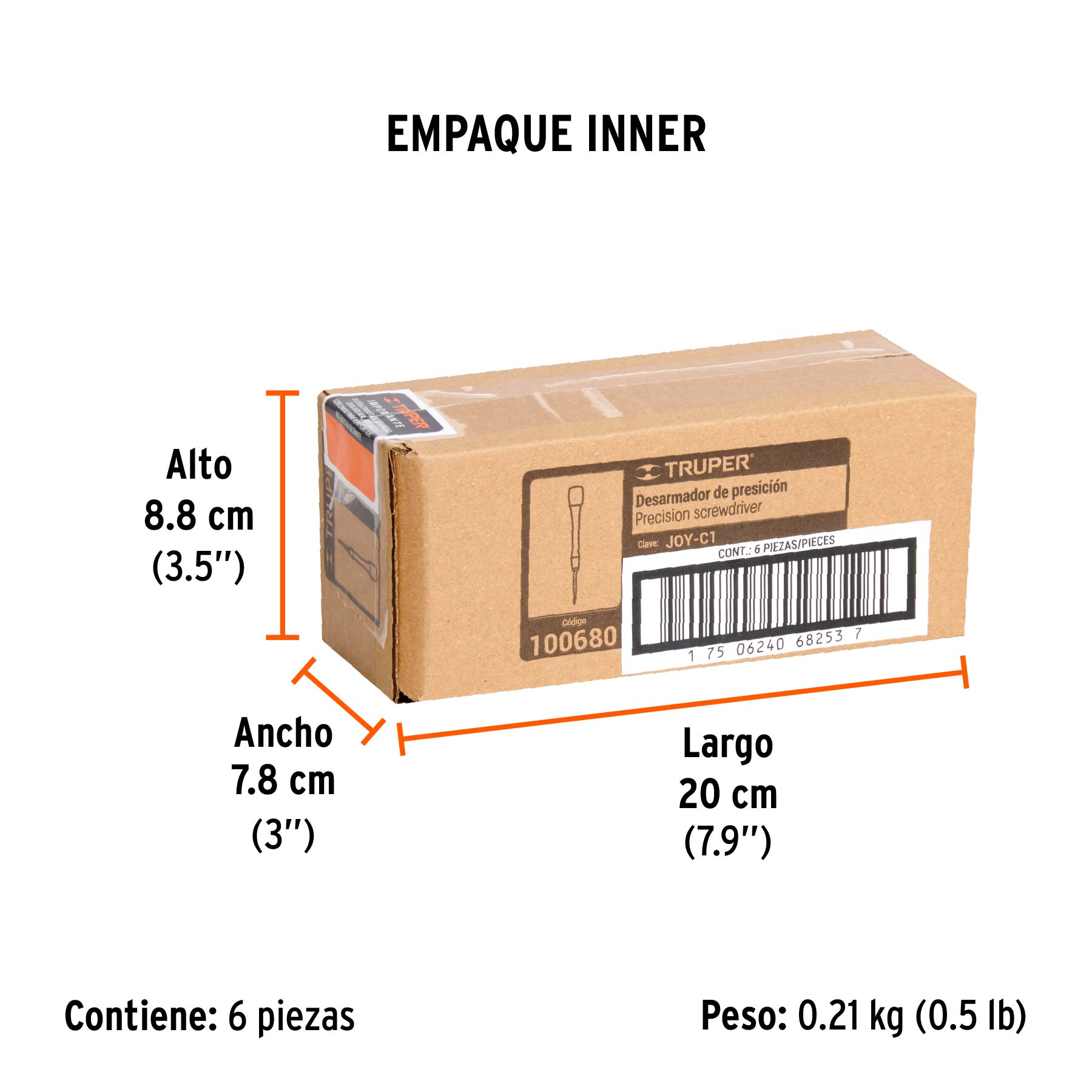 Desarmador de precisión de cruz PH1
