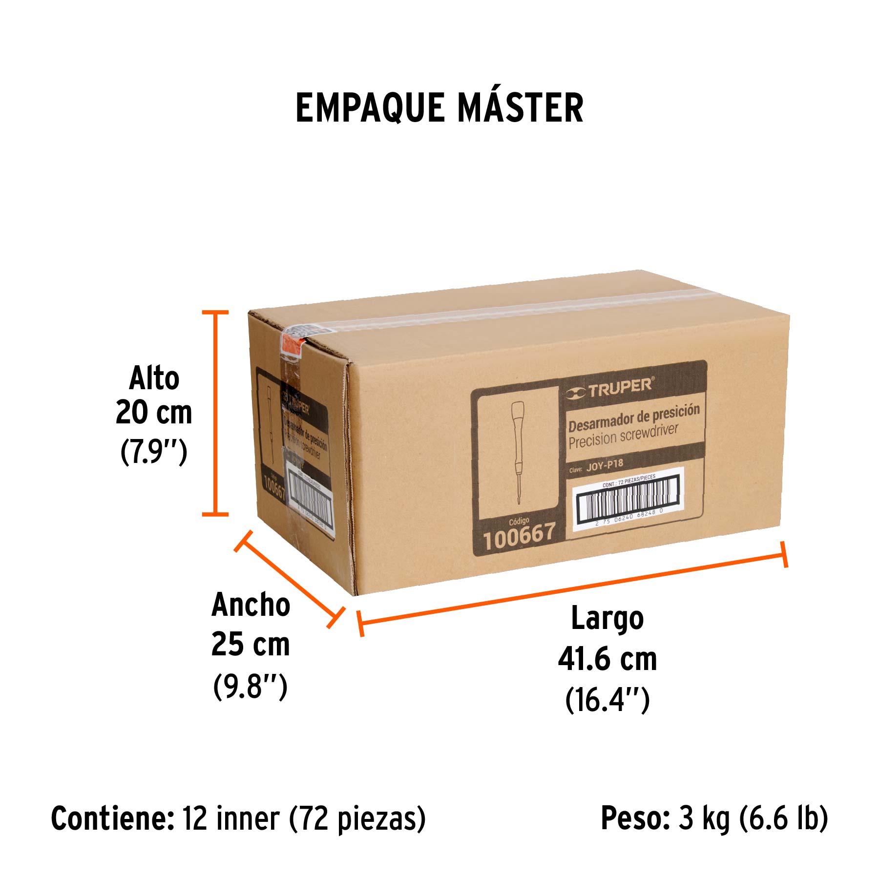 Desarmador de precisión plano de 1.8 mm