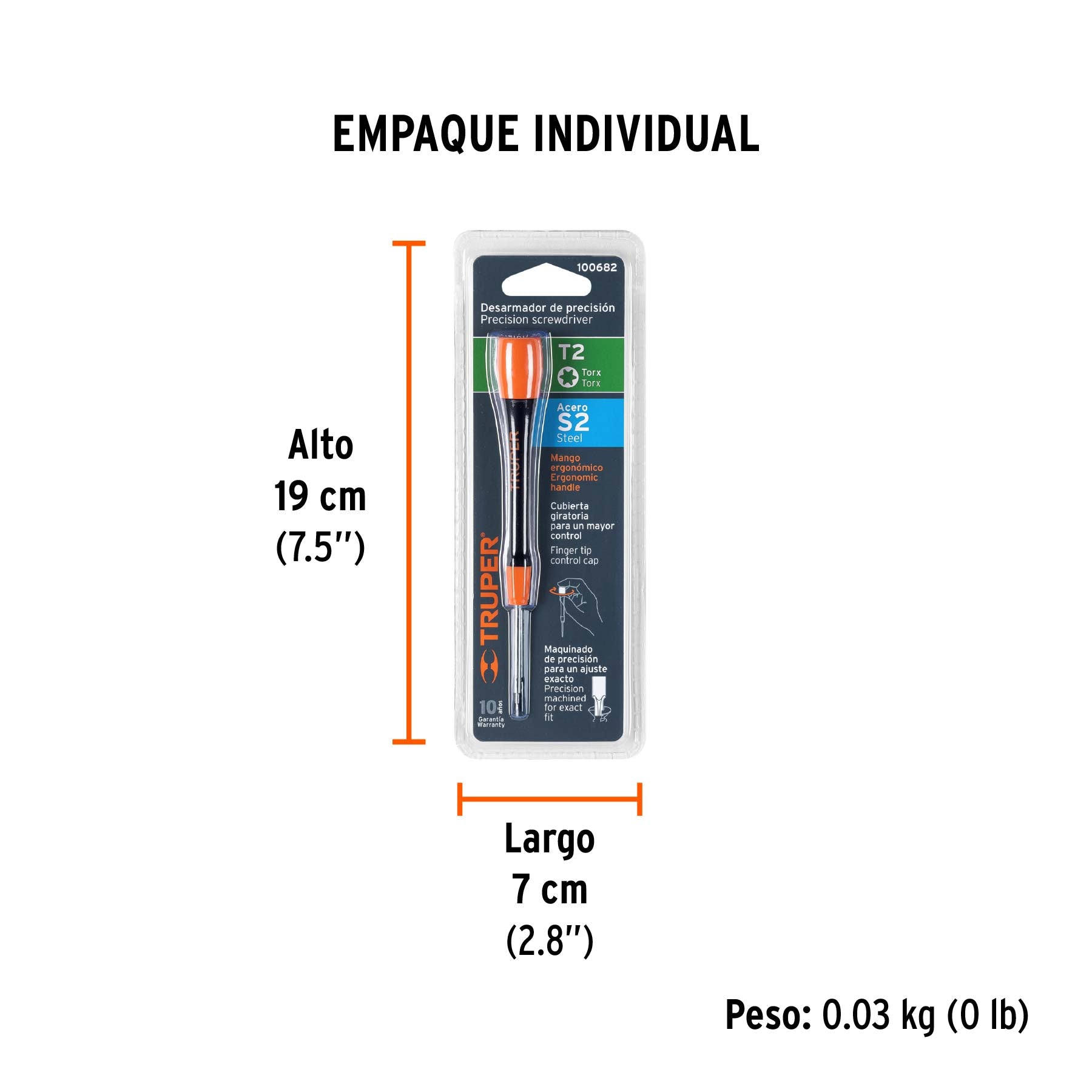 Desarmador de precisión torx T2