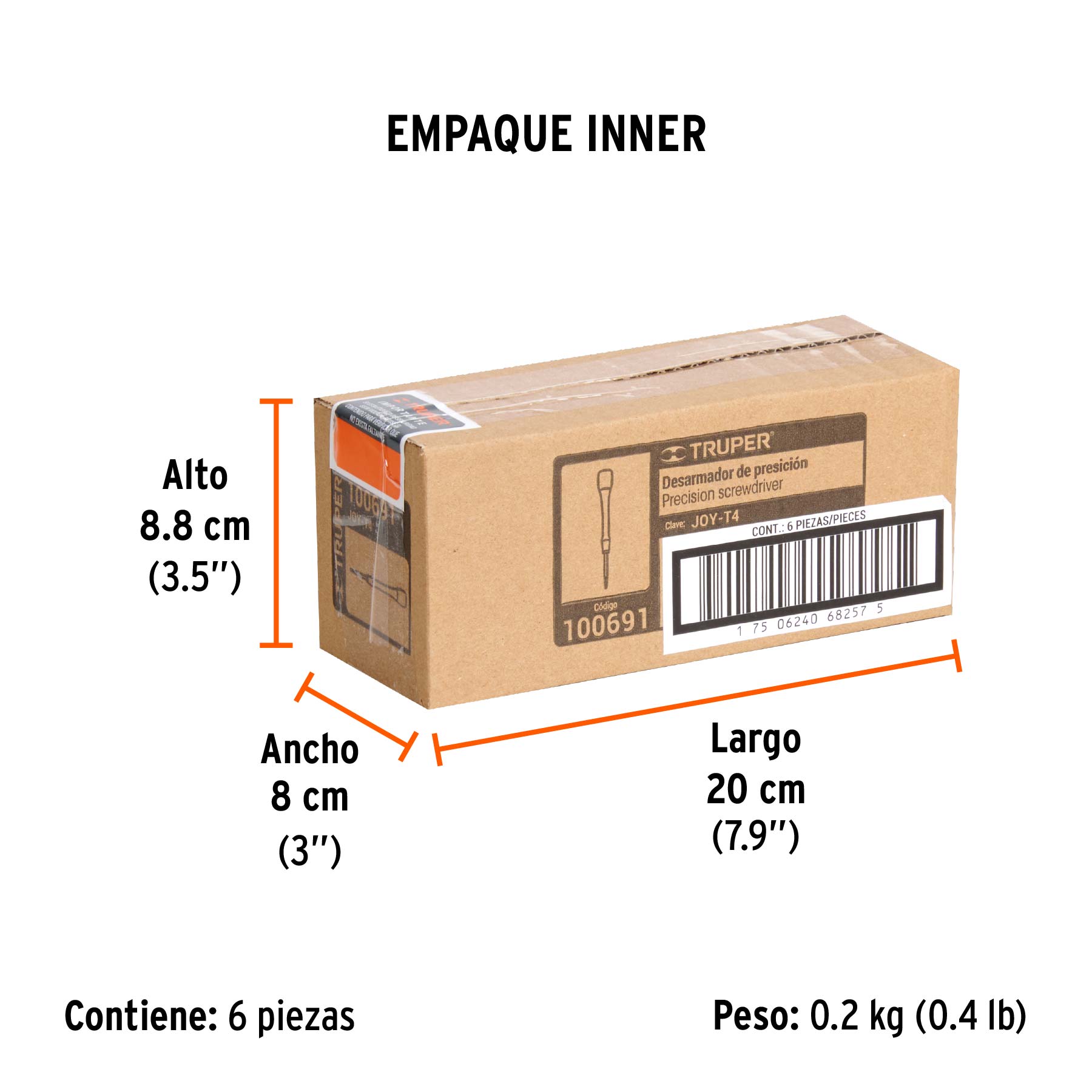 Desarmador de precisión torx T4