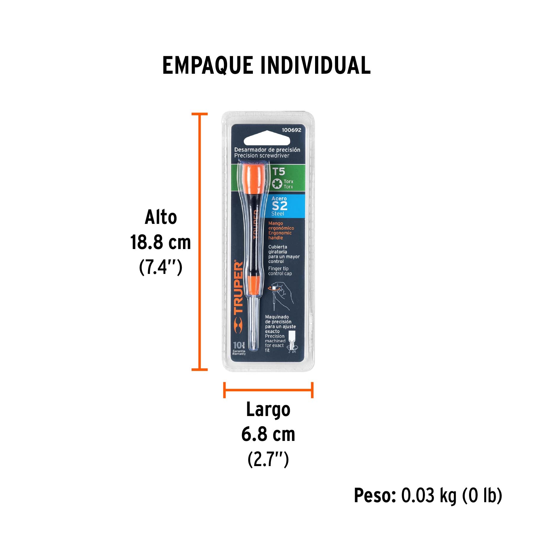 Desarmador de precisión torx T5