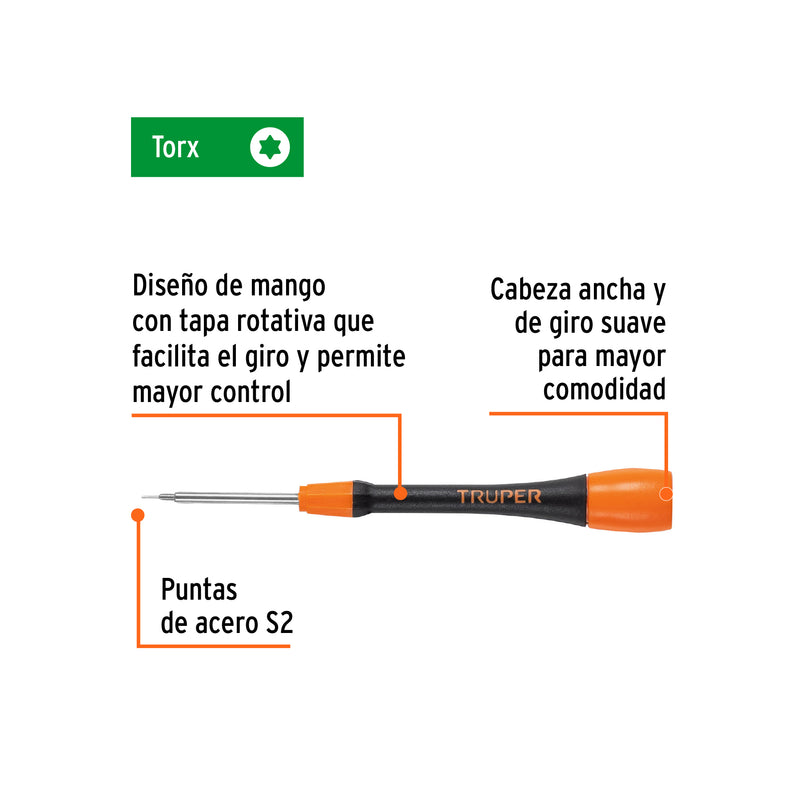 Desarmador de precisión torx T8