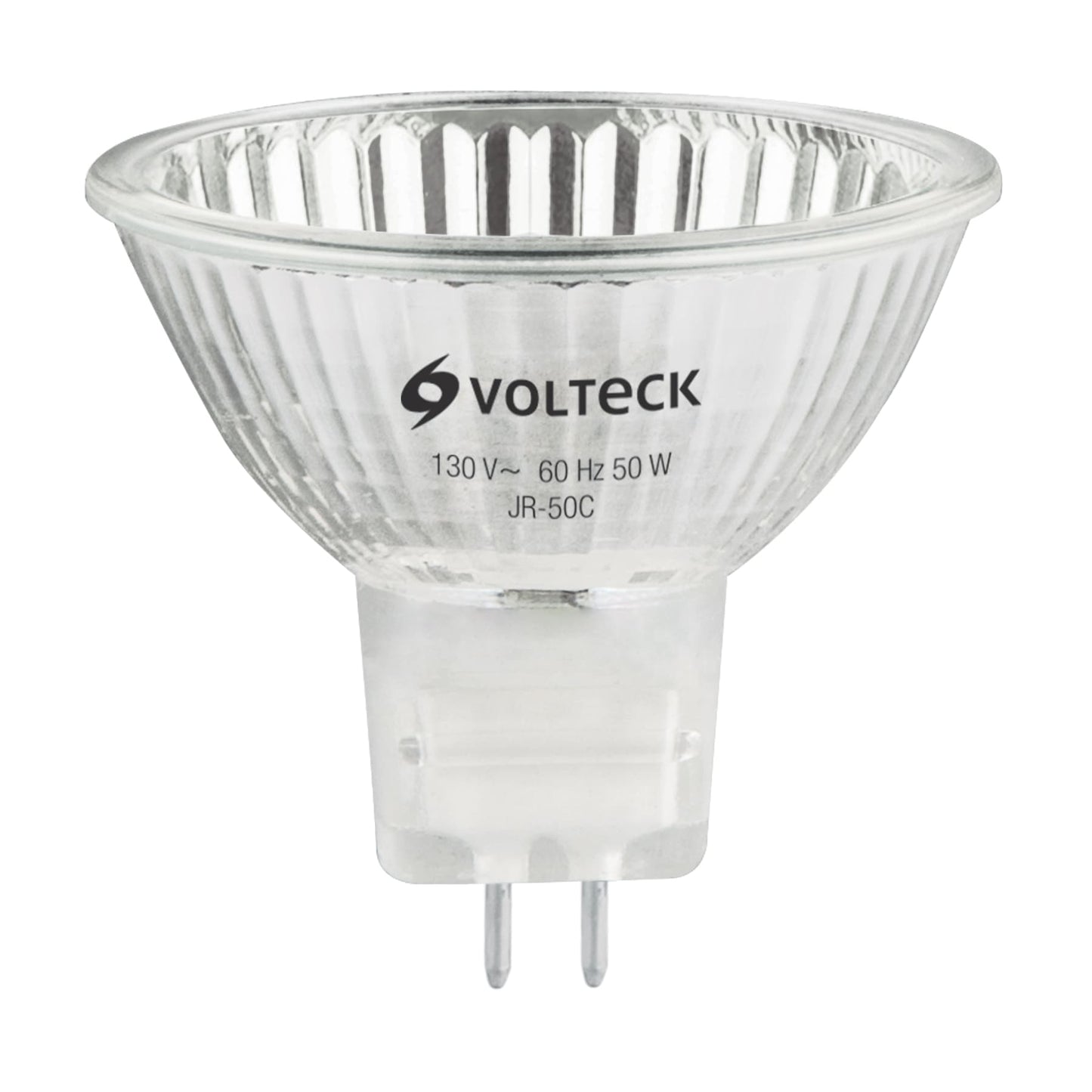 Foco de halógeno tipo JR, 50 w, transparente, Volteck
