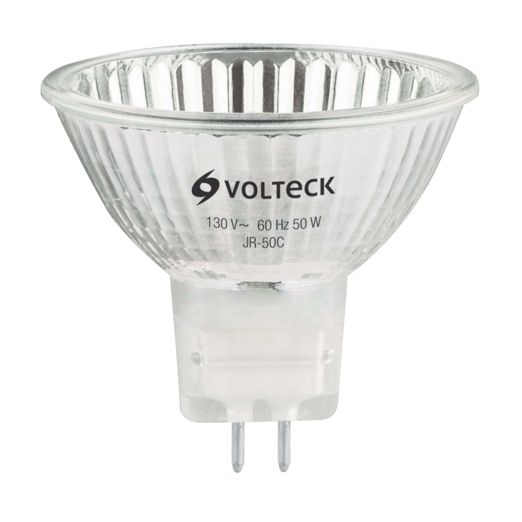 Foco de halógeno tipo JR, 50 w, transparente, Volteck