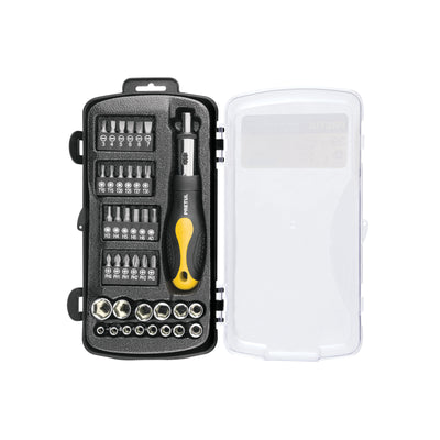 Juego de dados, cuadro 1/4", 39 piezas, Pretul