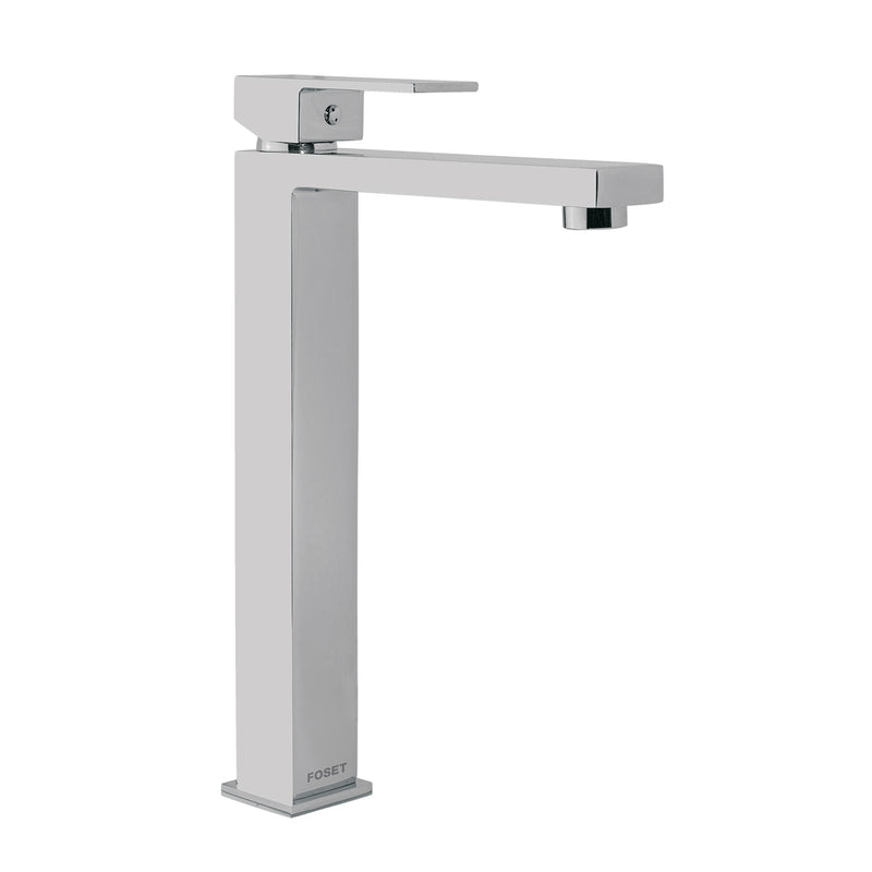 Monomando alto para lavabo, cromo, FOSET KUBO
